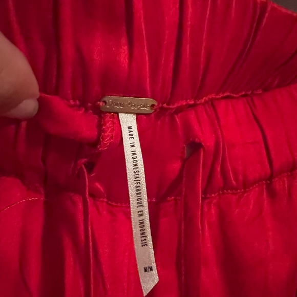 Free People Silk Embroidered Pants - Picture 3 of 3